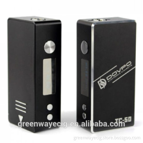 New arrival!!! Dovpo TC 50W Box Mod Temperature Control tc-50 vapor mod vs Dovpo mini 50w